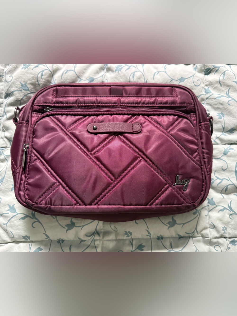 Lug Carousel XL 2 crossbody in Wine